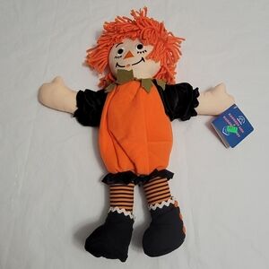 NWT Vintage Applause 2001 Halloween Raggedy Ann  Rag Doll 16"